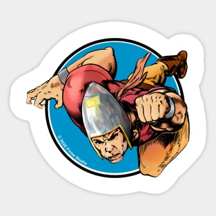 Bulletman Classic Costume Sticker